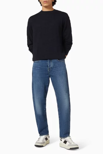 Tapered-leg Jeans in Denim