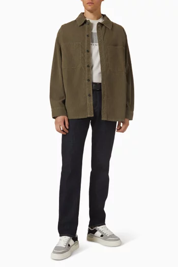 Patch Pocket Shirt in Corduroy
