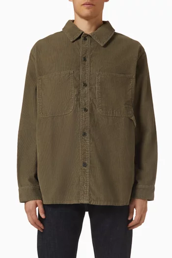 Patch Pocket Shirt in Corduroy