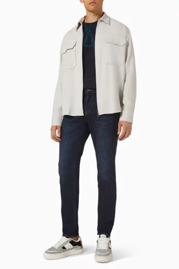 Zip Shirt in Cotton