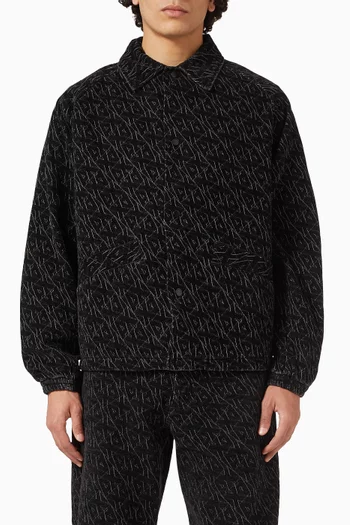 All-over Logo Jacket
