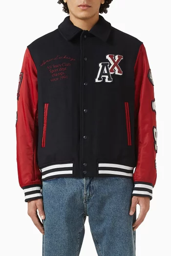 Collage Bomber Jacket