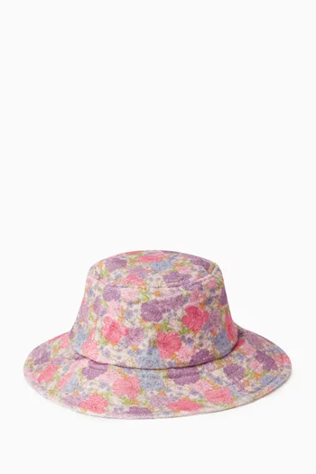Charlotte Bucket Hat in Terry Towelling Fabric
