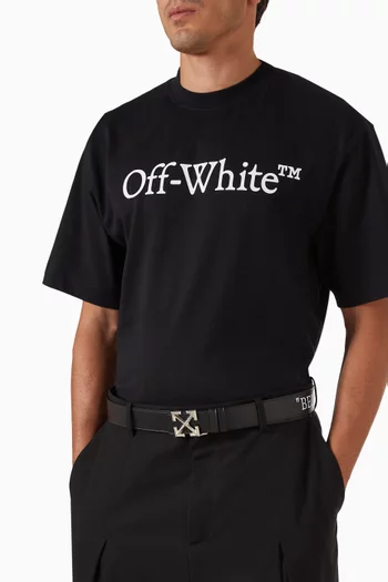 Arrow Quote Belt in Leather