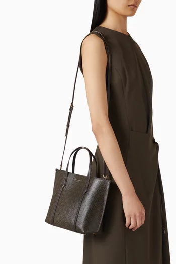 Small Perry Tote Bag in Coated-canvas