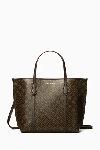Small Perry Tote Bag in Coated-canvas