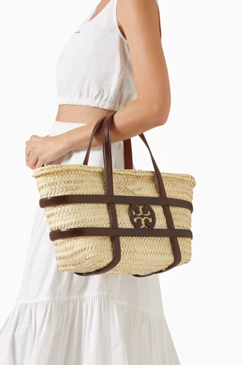 Ella Basket Bag in Raffia