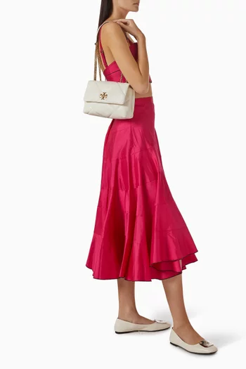 Kira Convertible Shoulder Bag in Quilted Leather