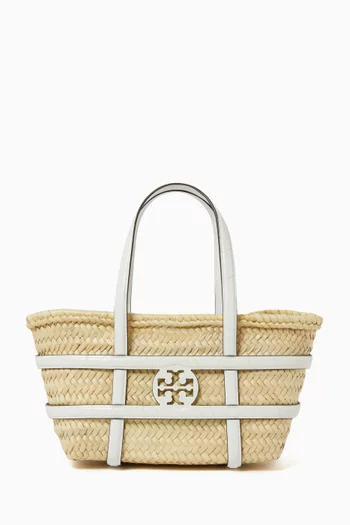 Small Ella Basket Bag in Raffia