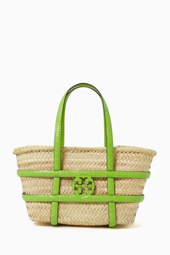 Small Ella Basket Bag in Raffia