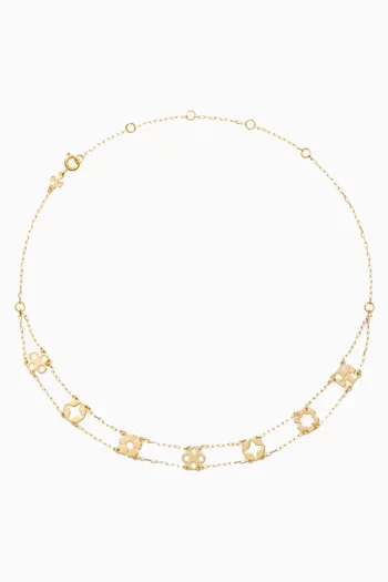 Donna Choker Necklace in 18kt Gold-plated Brass