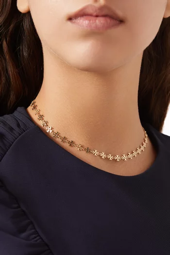 Kira Necklace in 18kt Gold-plated Brass