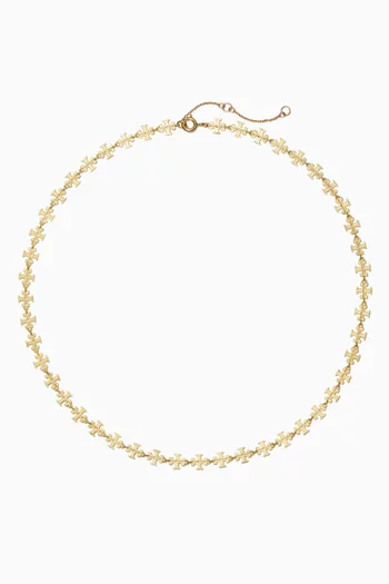 Kira Necklace in 18kt Gold-plated Brass
