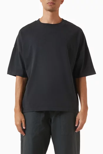 Curved Logo T-shirt in Cotton