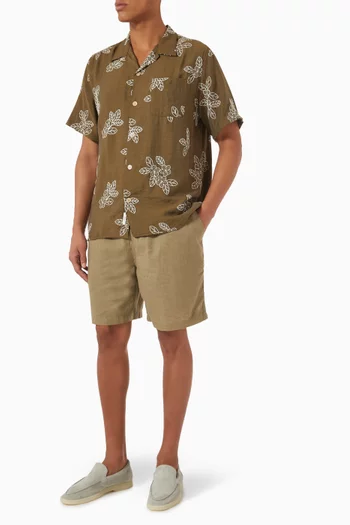 Leo Embroidery Shirt