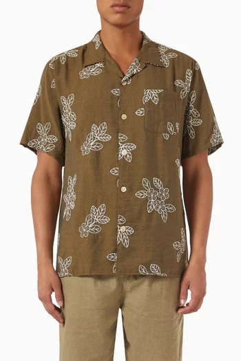 Leo Embroidery Shirt