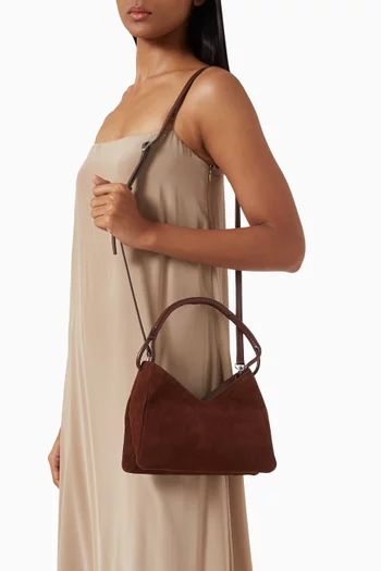 Valerie Shoulder Bag in Suede