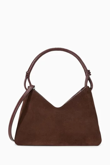 Valerie Shoulder Bag in Suede