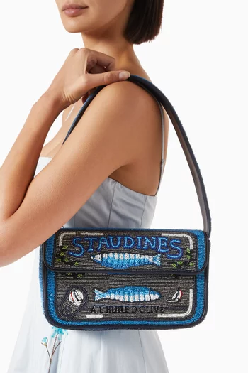 Tommy Beaded Shoulder Bag