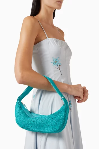 Demy Convertible Beaded Shoulder Bag