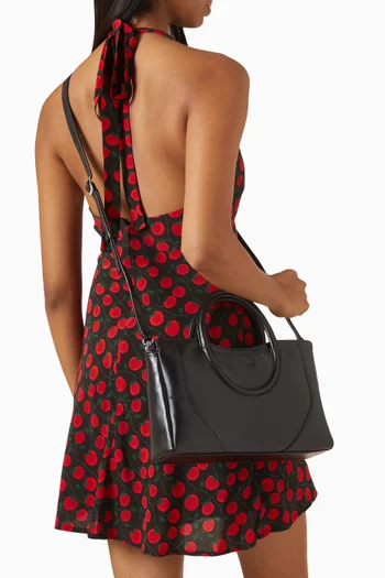 Mini Maude Satchel Bag in Leather