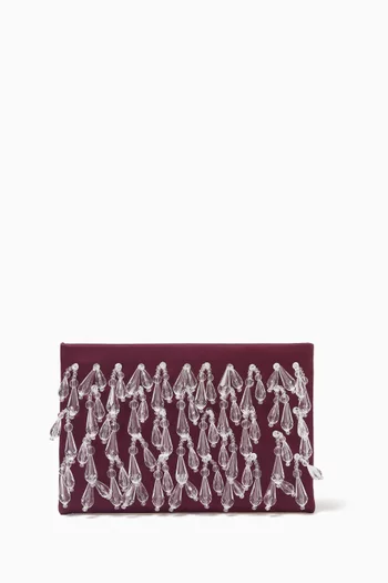 Iris Embellished Clutch