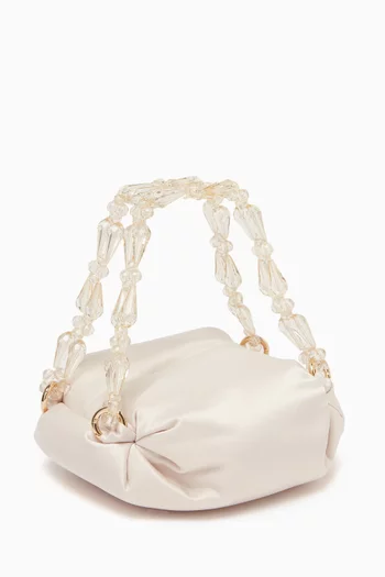 Tiny Nino Tote Bag in Silk Satin