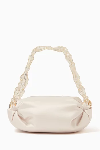 Tiny Nino Tote Bag in Silk Satin