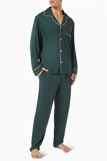 طقم بيجاما ويليام بأكمام طويلة تينسيل مودال