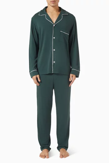 طقم بيجاما ويليام بأكمام طويلة تينسيل مودال