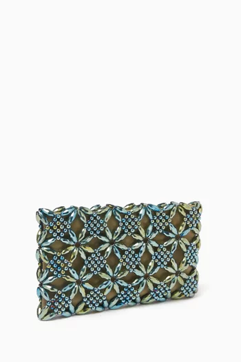 Rhea Clutch in Glass Beads