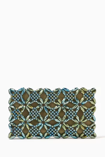 Rhea Clutch in Glass Beads