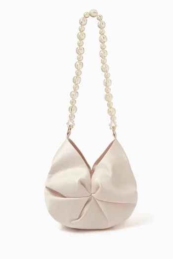 Small Rosh Tote Bag in Satin