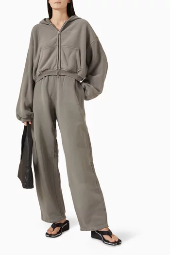 Articulated-leg Sweatpants in Cotton