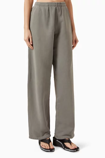 Articulated-leg Sweatpants in Cotton