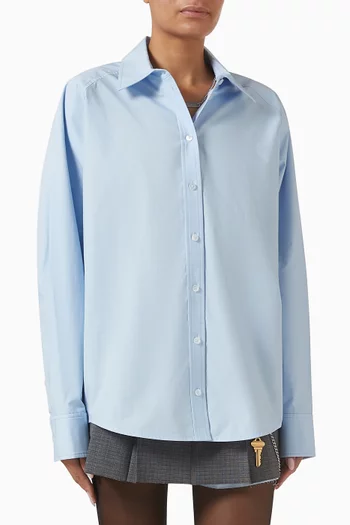 Oversized Necklace Shirt in Cotton