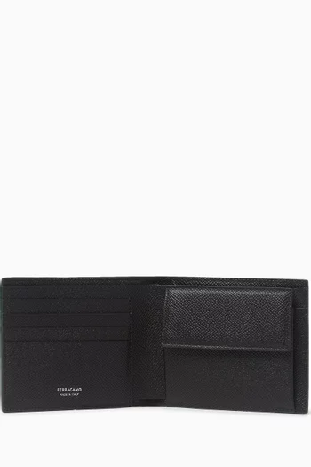 Micro Gancini Wallet in Leather