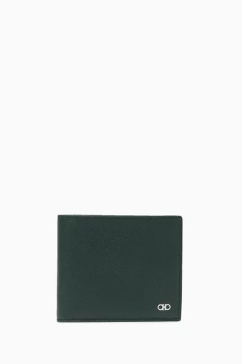 Micro Gancini Wallet in Leather