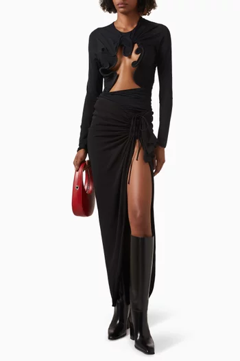 Hollow Venus Crop Top in Mesh