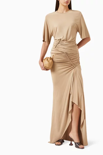 Shibari Ruched Top in Jersey