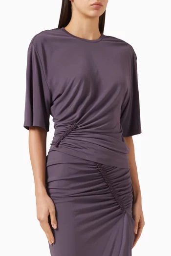 Shibari Ruched Top in Jersey