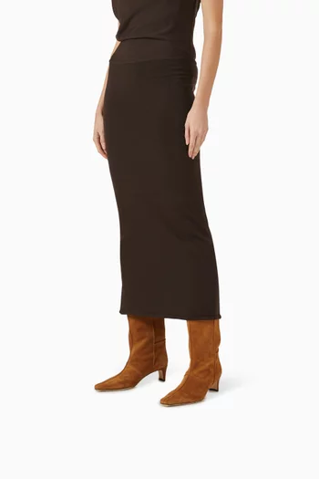 Wally 25 Knee-high Boots in Suede