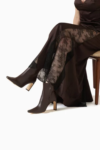 Wally 90 Ankle Boots in Leather