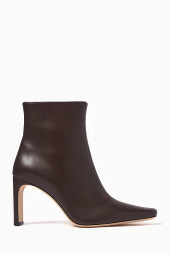 Wally 90 Ankle Boots in Leather