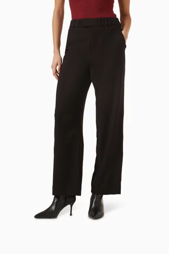 حذاء بوت سيباستيان بطول الكاحل وكعب 80 مم جلد