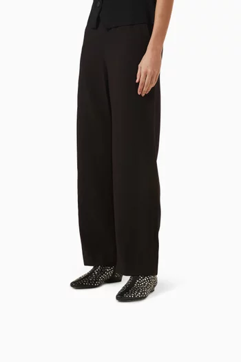 حذاء بوت والي بطول الكاحل مرصع بحلي وكعب 25 مم جلد