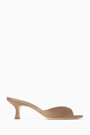 حذاء بريجيت مفتوح من الخلف بكعب 55 مم ستان