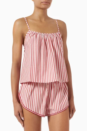 The Mayan Striped Top in Cotton