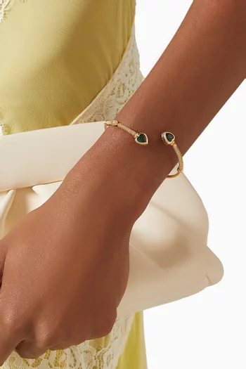 Duality Amore Bracelet in Gold-plated Metal