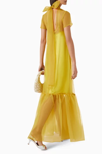 Calluna Maxi Dress in Organza